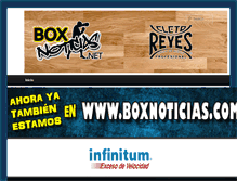 Tablet Screenshot of boxnoticias.net